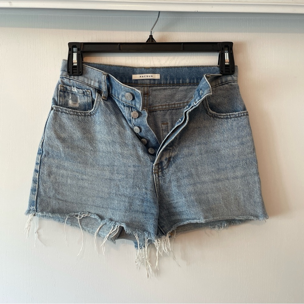 Denim jean cut off shorts Pacsun